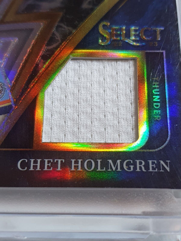 2022 Select Chet Holmgren Rookie #PATCH SILVER Holo Sparks Jersey - Rare