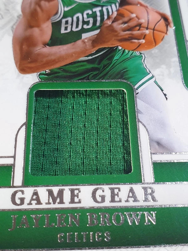 2024 Panini National Treasures Jaylen Brown #PATCH /99 Game Worn Jersey - Rare