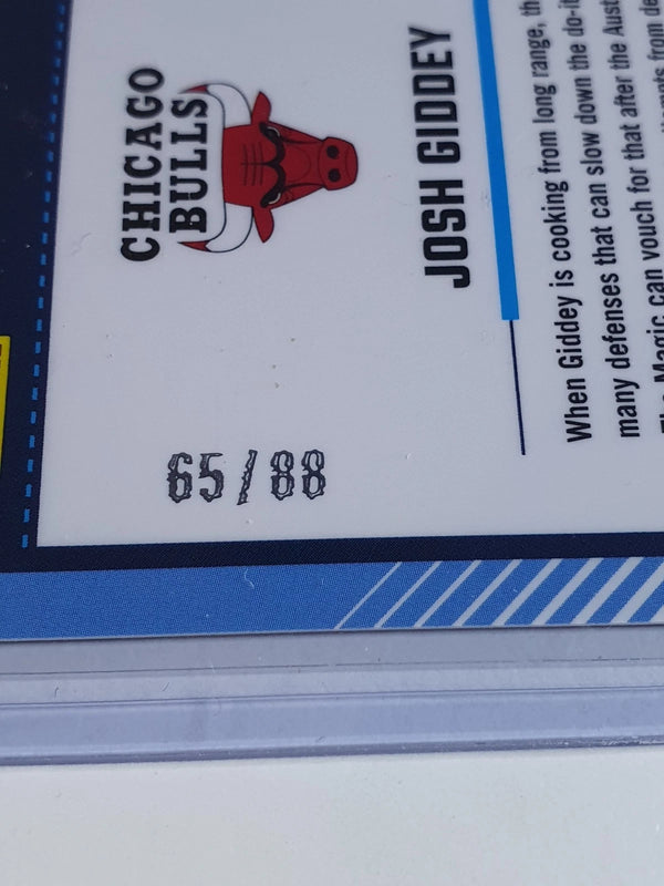 2024 Panini Donruss Optic Josh Giddey #120 CHOICE RED /88 Holo (Bulls) - Rare