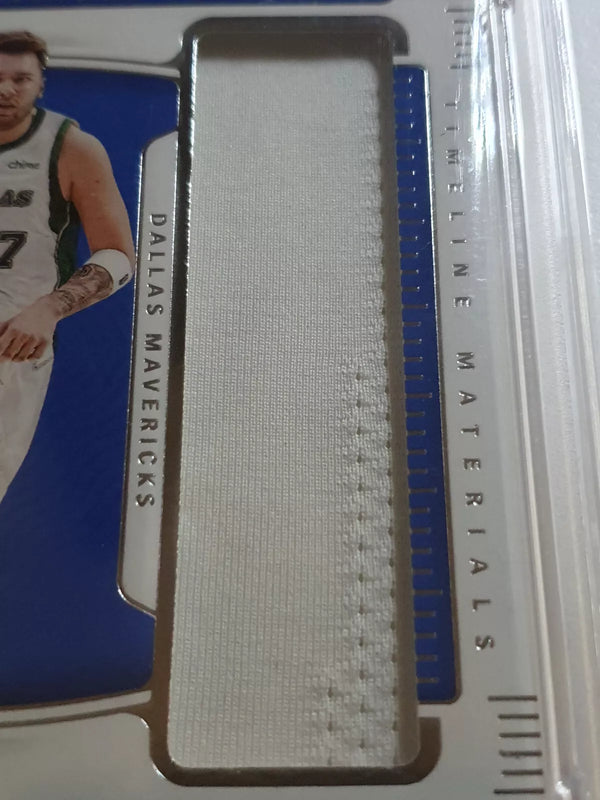 2021 National Treasures Luka Doncic #PATCH /99 Game Jersey - PSA 10 (POP 3)