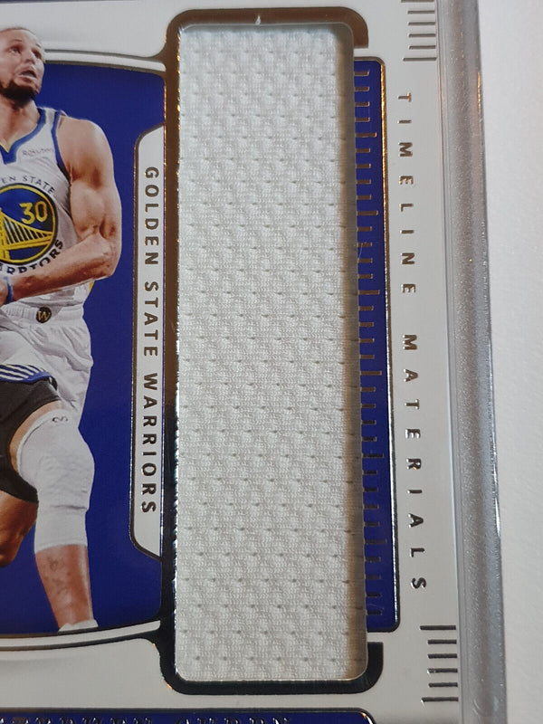 2021 National Treasures Stephen Curry #PATCH /99 Jumbo Game Worn Jersey - Rare