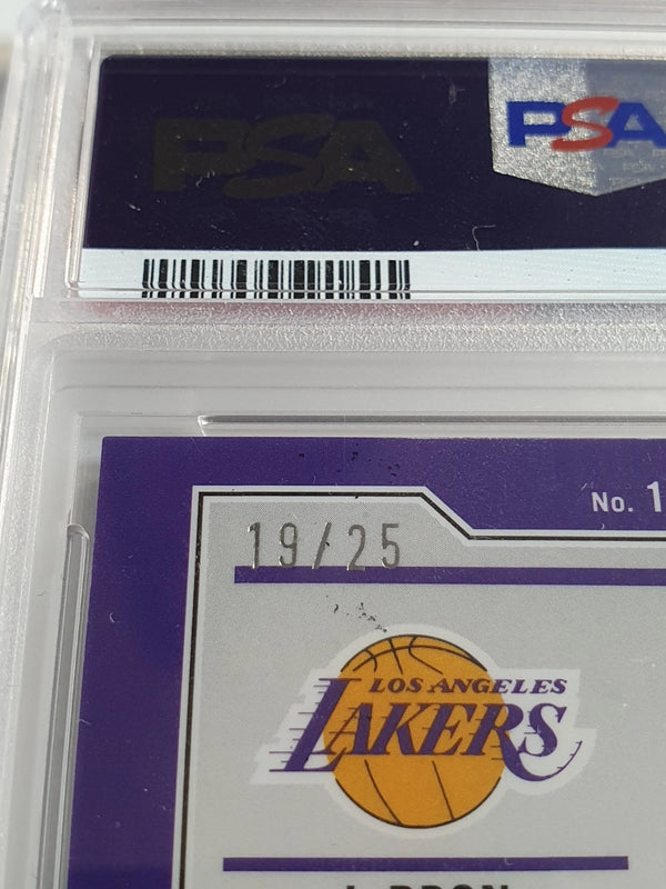 2023 Contenders Optic LeBron James #17 GREEN PULSAR /25 Holo - PSA 9 (POP 2)