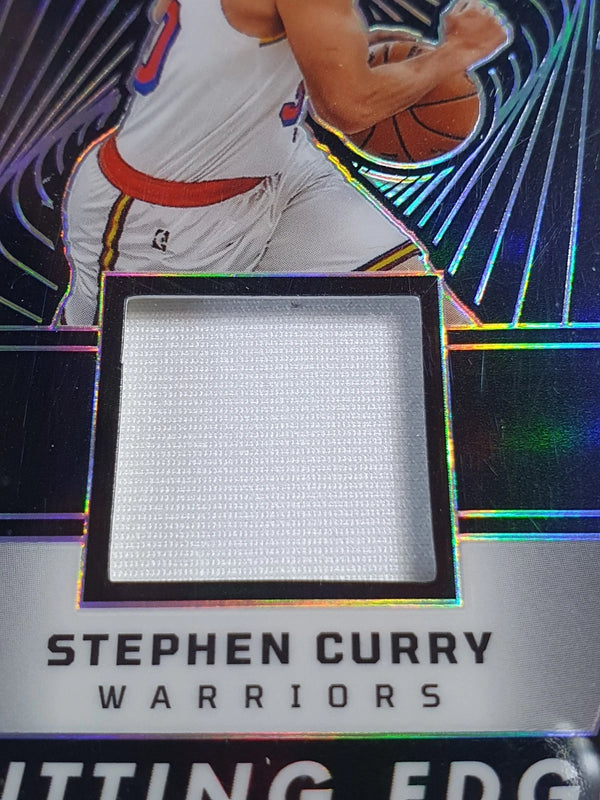 2024 Panini Obsidian Stephen Curry #PATCH /249 Game Worn Jersey Cutting Edge
