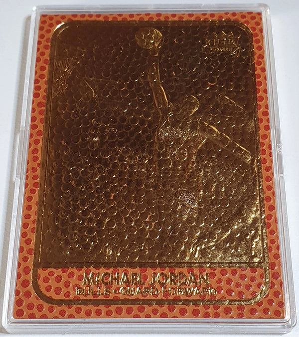 1997 Fleer Michael Jordan 23K BASKETBALL GOLD /5000 