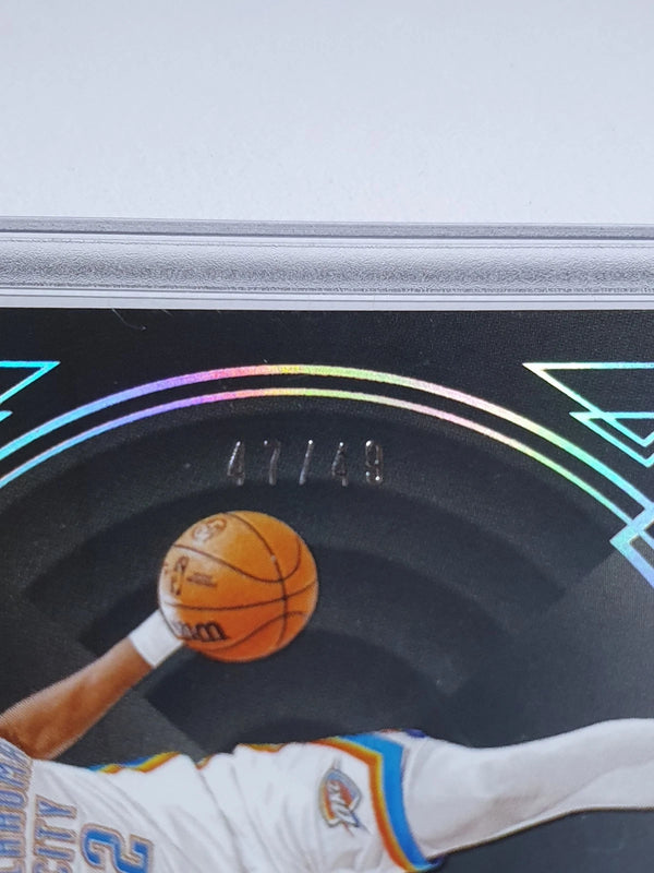 2024 Panini Noir Shai Gilgeous-Alexander #4 HOLO SILVER /49 Association Edition