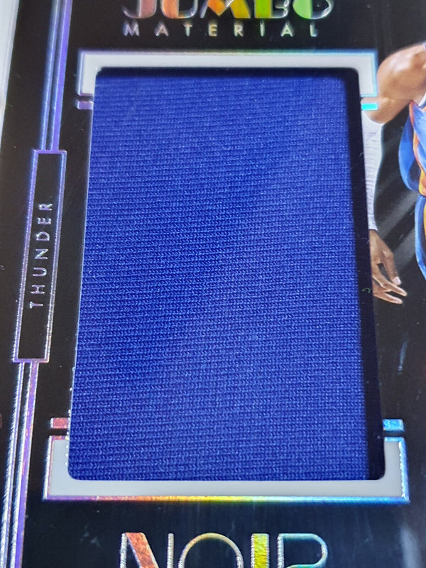 2019 Panini Noir Shai Gilgeous-Alexander #PATCH /99 Game Worn Jumbo Jersey