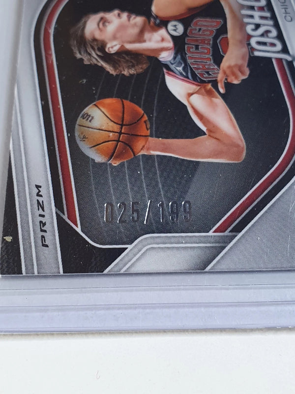 2024 Panini Prizm Black Josh Giddey #126 BLUE /199 Holo (Bulls) - Ready to Grade