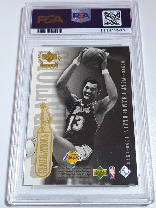 1998 UD Century Legends Shaquille O'Neal Wilt Chamberlain - PSA 9 (POP 9)