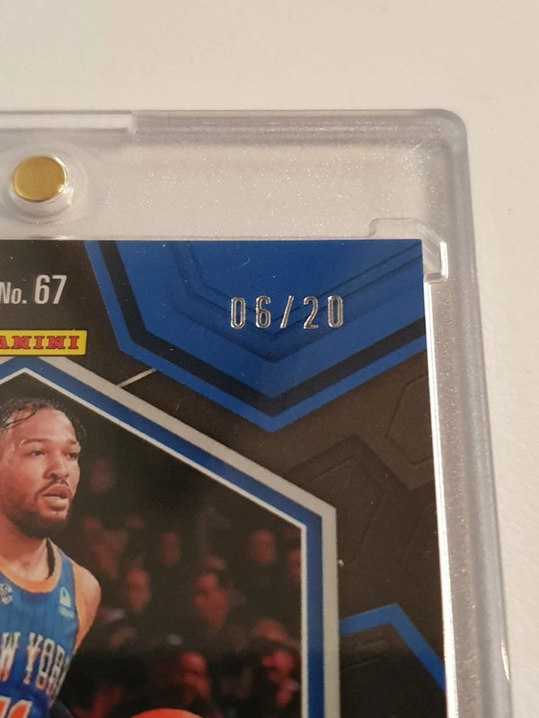 2023 Panini Mosaic Jalen Brunson #67 PINK FAST BREAK /20 Holo - Ready to Grade