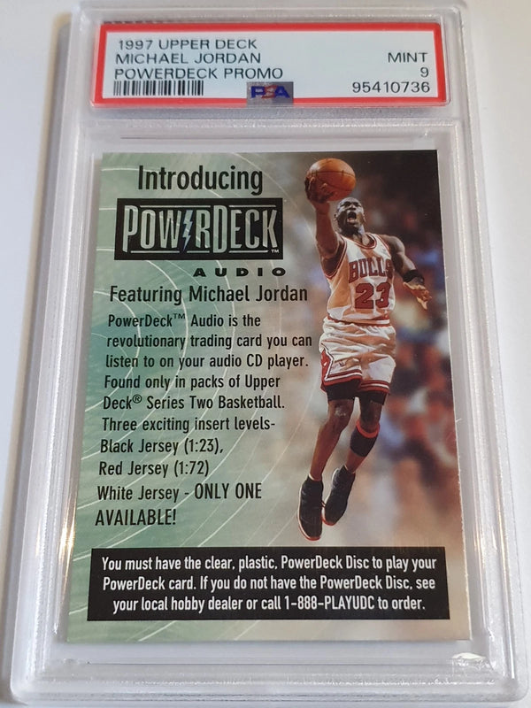 1999 Upper Deck Michael Jordan PowerDeck PDXI EXTREME & PROMO - PSA 9 (POP 44)