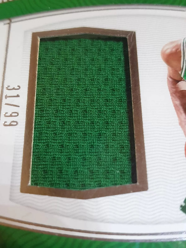 2022 Panini National Treasures Jayson Tatum #PATCH Game Worn Large Jersey - Rare