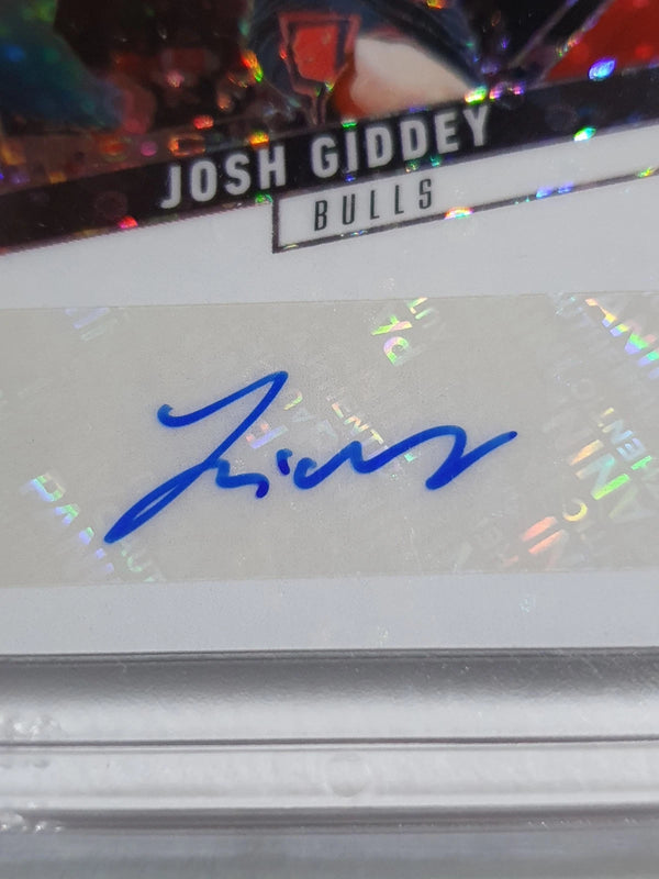 2024 Panini Mosaic Josh Giddey AUTO FAST BREAK RED /49 Holo Autographs - Bulls