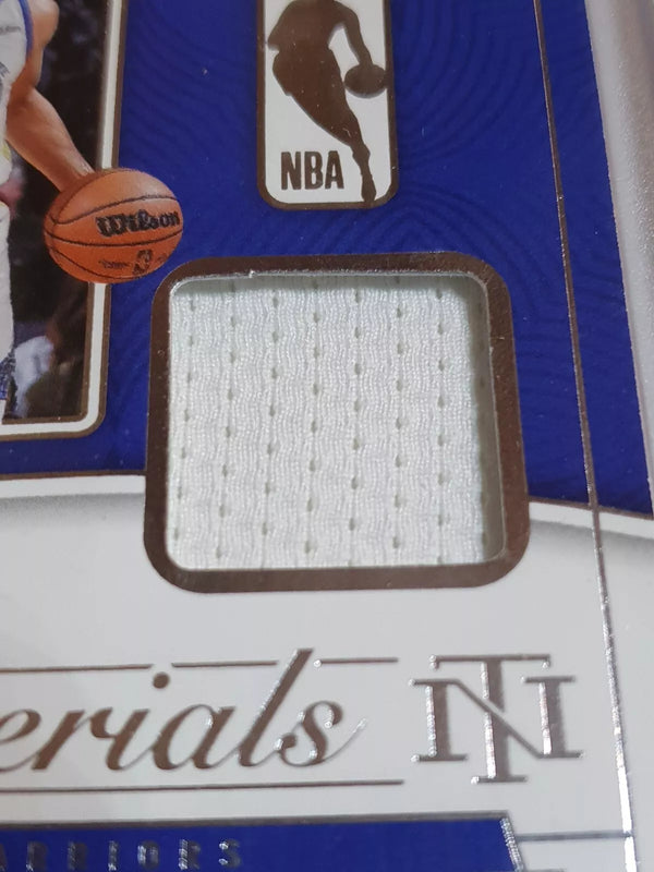 2022 Panini National Treasures Stephen Curry #PATCH /99 Game Worn Jersey - Rare