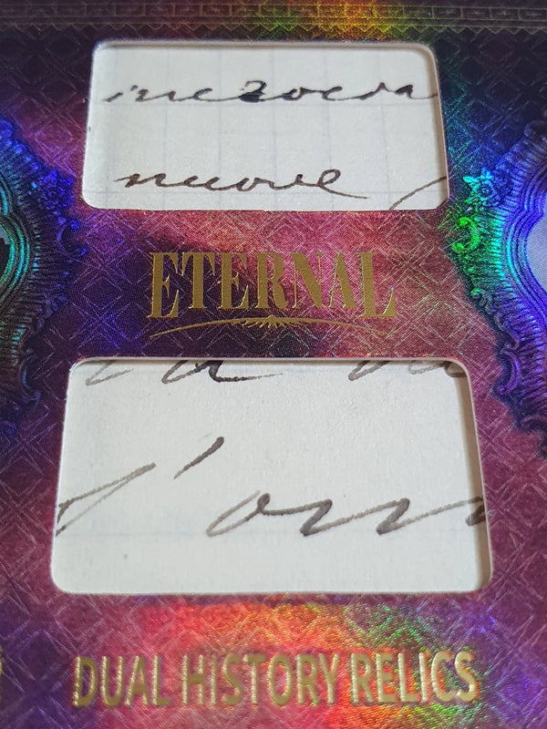 2024 Eternal Winston Churchill Franklin  Roosevelt #RELICS RED /25 Dual Relics