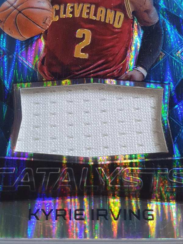 2016 Spectra Kyrie Irving #PATCH NEON BLUE /99 Holo - Ready to Grade