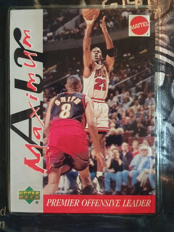 1999 Upper Deck Mattel Michael Jordan All-Star MVP 3 - Sealed Figure & Card
