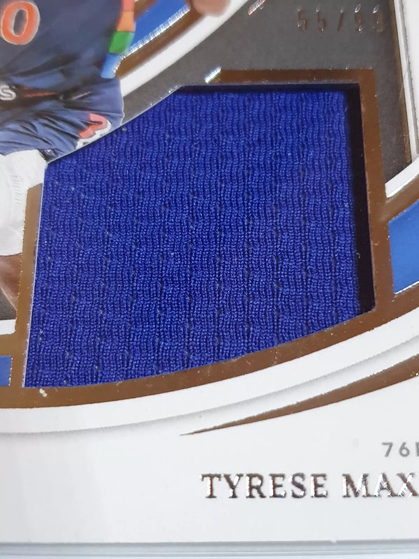 2021 Panini Immaculate Tyrese Maxey #PATCH /99 Game Worn Large Jersey - Rare