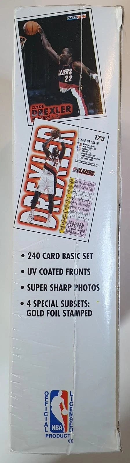 1993-94 Fleer NBA Basketball Jumbo Pack Series 1 Box - Factory Sealed