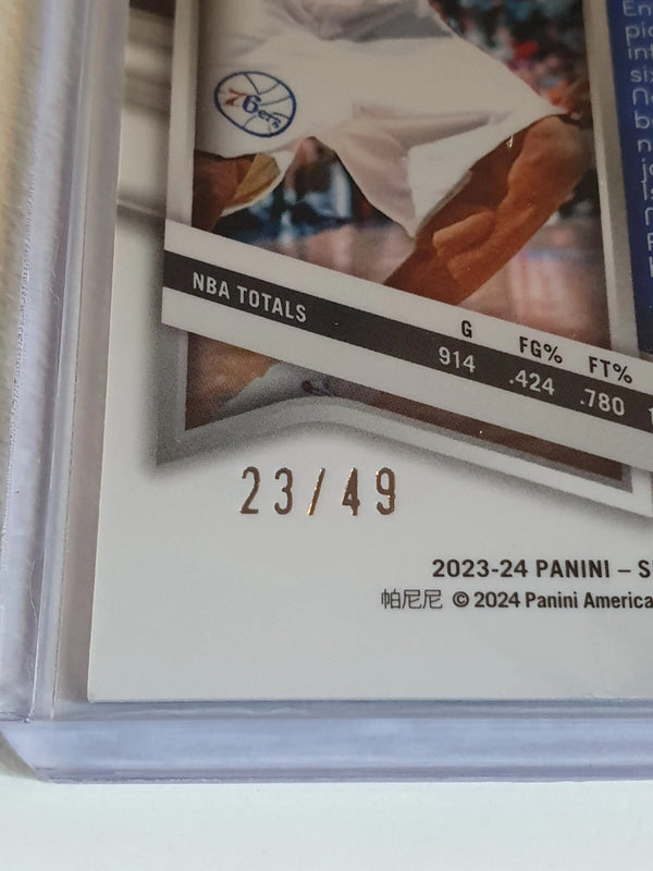 2023 Panini Spectra Allen Iverson #198 ASTRAL /49 Prizm - Ready to Grade
