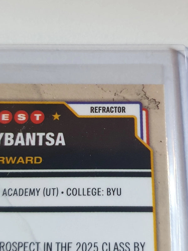 2025 Topps Chrome AJ Dybantsa Lot of 2 x REFRACTOR RC #45 #HL-1 Rookie - Rare