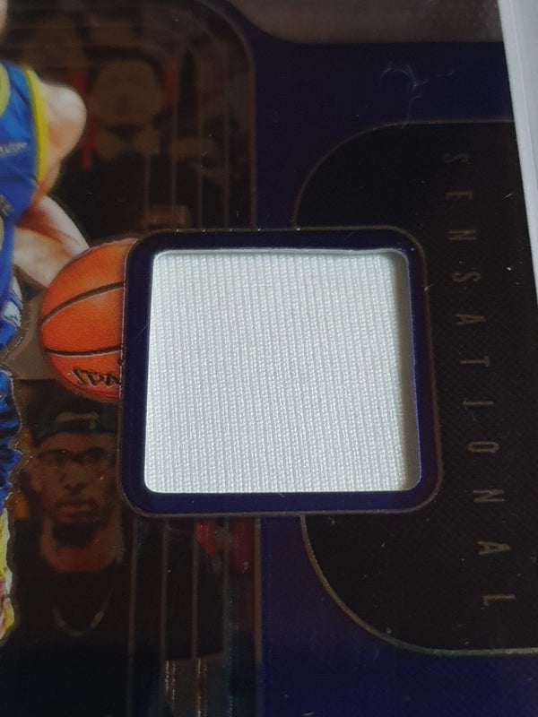 2019 Panini Prizm Stephen Curry #PATCH Game Worn White Jersey - Ready to Grade