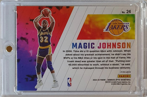 2023 Panini Donruss Optic Magic Johnson #24 CASE HIT Phazes - Ready to Grade