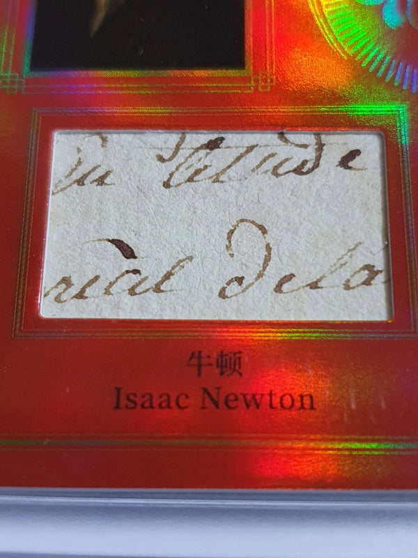 2025 Eternal Isaac Newton Leonardo da Vinci #RELICS RED /25 Dual Relics - Sealed