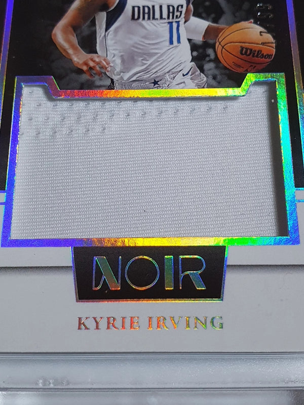 2023 Panini Noir Kyrie Irving #PATCH /99 Game Worn Jumbo Jersey - Rare
