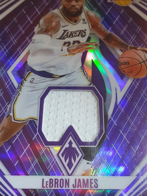 2023 Phoenix Lebron James #PATCH PURPLE /99 Game Worn Jersey - PSA 9 POP 3