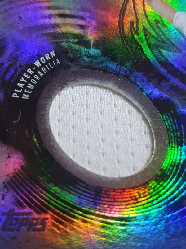 2025 Topps Cooper Flagg Rookie #PATCH RAINBOW FOILBOARD Player Worn Jersey RC