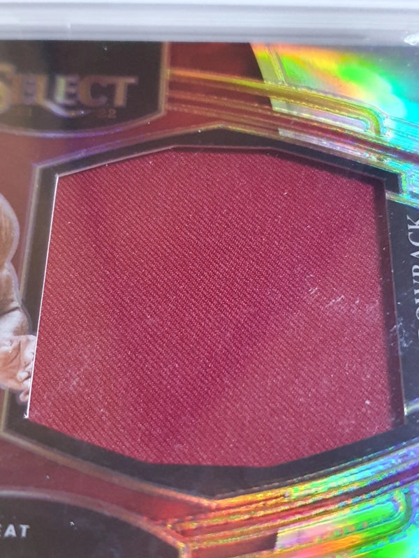 2021 Panini Select Lebron James #PATCH SILVER Game Worn Jersey - PSA 9 (POP 40)