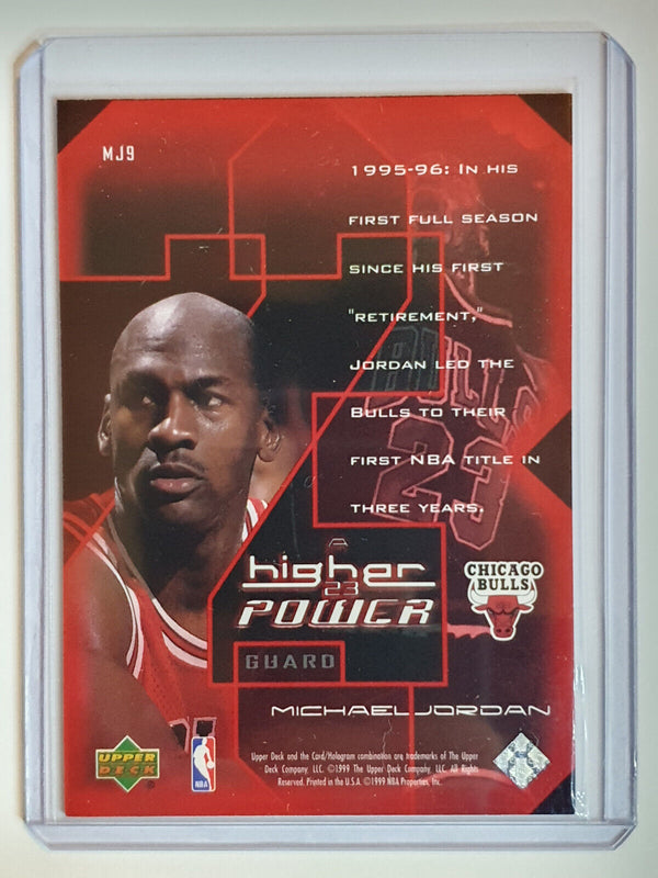 1998-99 UD Michael Jordan Higher Power #MJ9 HOLO Insert - Ready to Grade