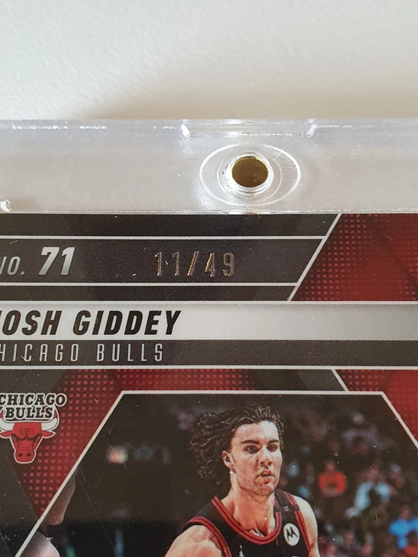 2024 Panini Mosaic Josh Giddey #71 ORANGE ICE MOSAIC /49 Holo - Ready to Grade