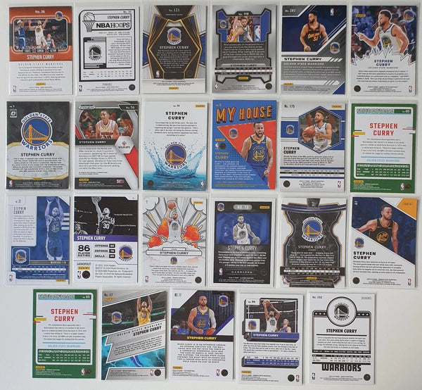 Stephen Curry Lot of 23 x Stephen Curry Collection Cards - Good Condition