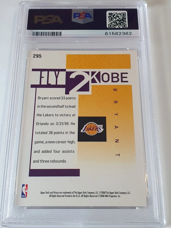 2000 Upper Deck Victory Kobe Bryant #295 Fly 2 Kobe - PSA 8 (POP 6)