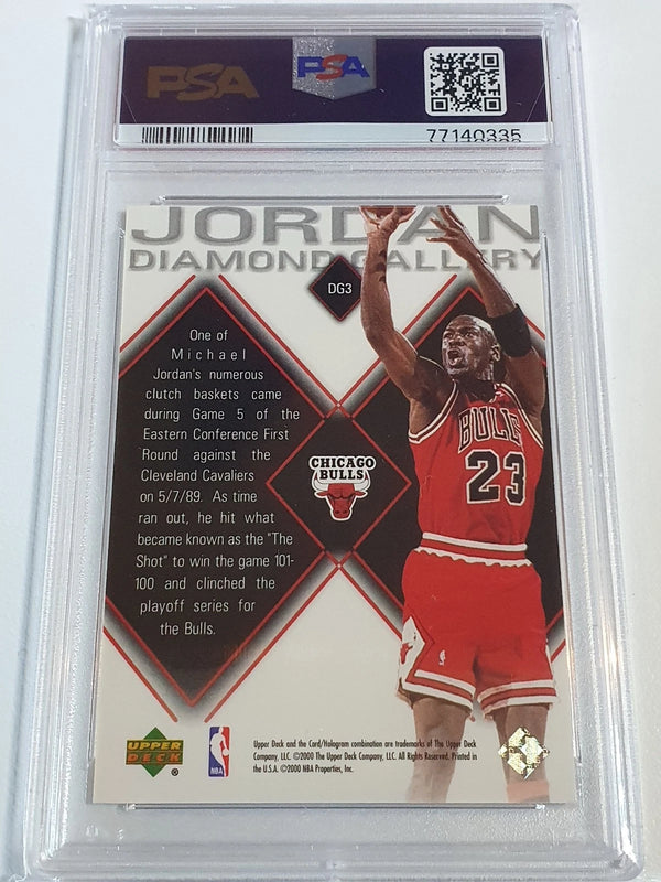 1999 UD Michael Jordan Diamond Gallery #DG3 HOLO Insert - PSA 9 (POP 26)