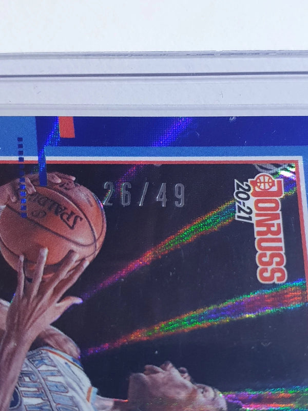 2020 Panini Donruss Shai Gilgeous-Alexander #195 BLUE LASER /49 Holo - Rare