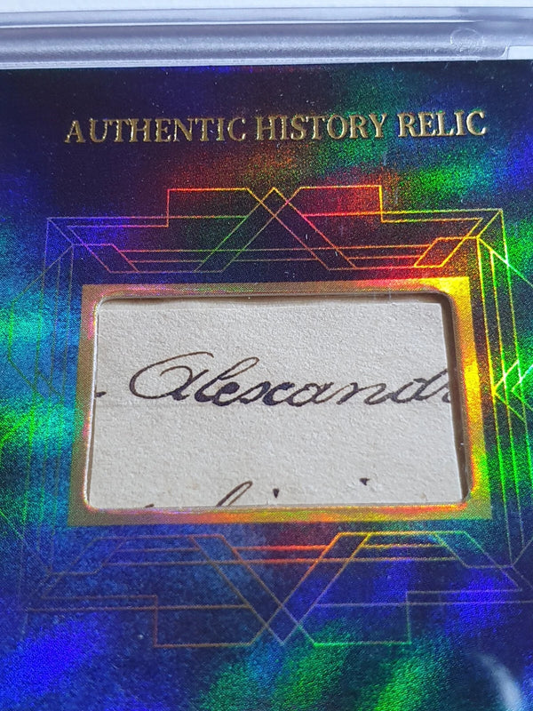 2024 Eternal Marco Polo #RELICS BLUE /75 Authentic History Relic - Sealed