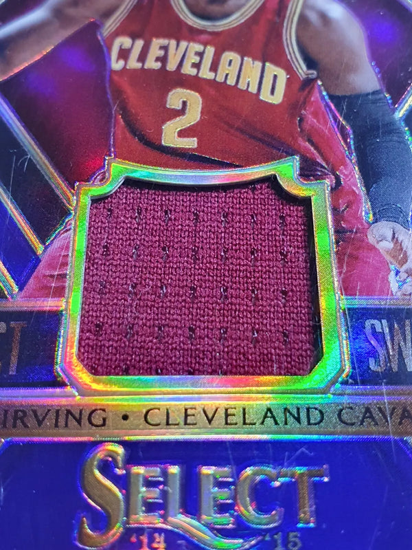 2014 Panini Select Kyrie Irving #PATCH PURPLE /99 Game Worn Jersey - Rare