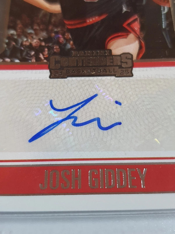 2024 Panini Silhouette Josh Giddey AUTO /75 Veteran Ticket Autograph - Rare