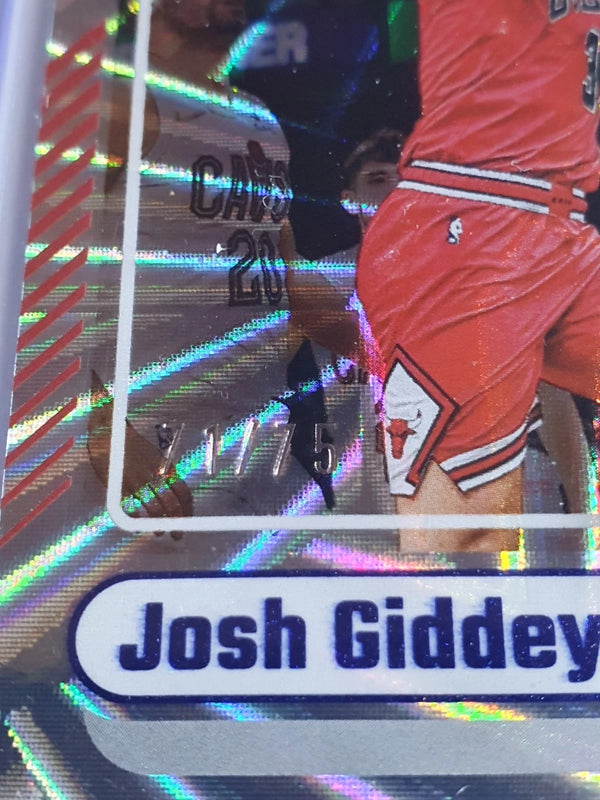 2024 Panini Donruss Josh Giddey #190 WEDGES /75 Holo (Bulls) - Ready to Grade