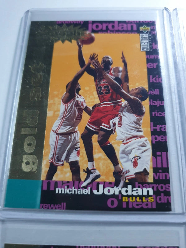 1995 Upper Deck Michael Jordan GOLD SET Crash the Game (Complete Set 30 Cards)