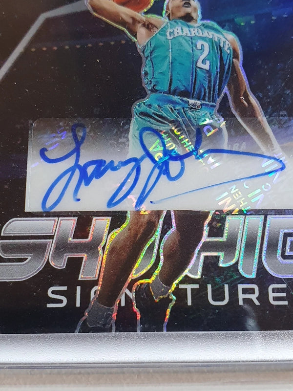 2022 Panini Spectra Larry Johnson #AUTO SILVER /99 Sky High Signatures - Rare