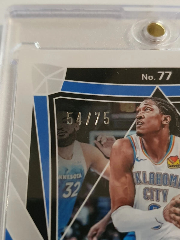 2023 Panini Obsidian Jalen Williams #77 REGGAE FLOOD ELECTRIC ETCH /75 Holo