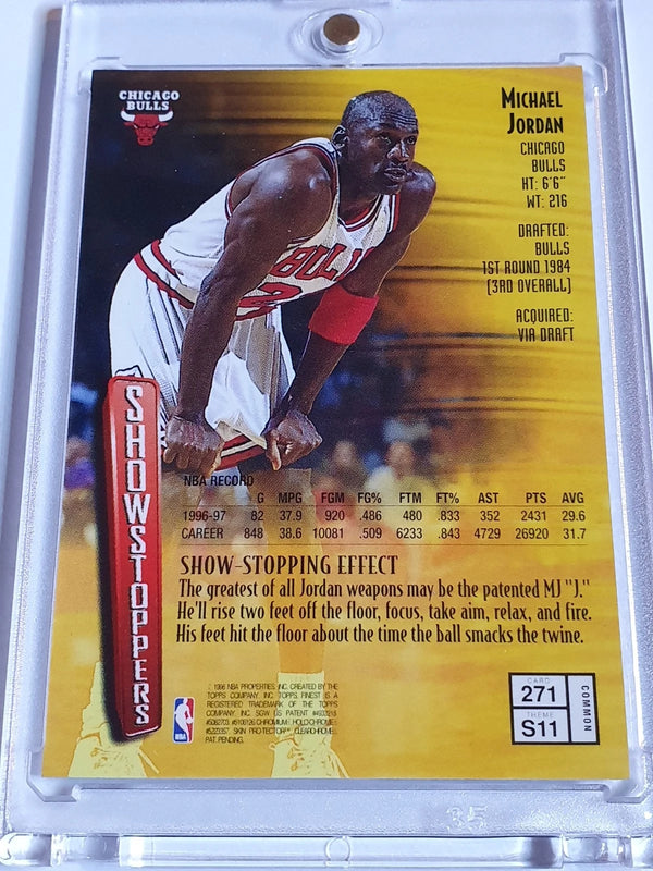 1997 Finest Michael Jordan #271 Showstoppers - Ready to Grade