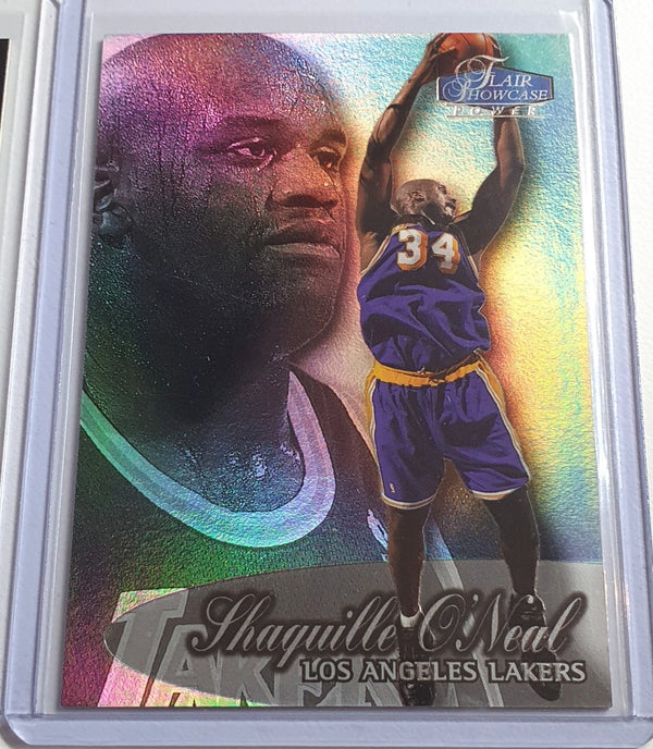 Lot of 2 x Fleer Flair Showcase Shaquille O'Neal - Ready to Grade