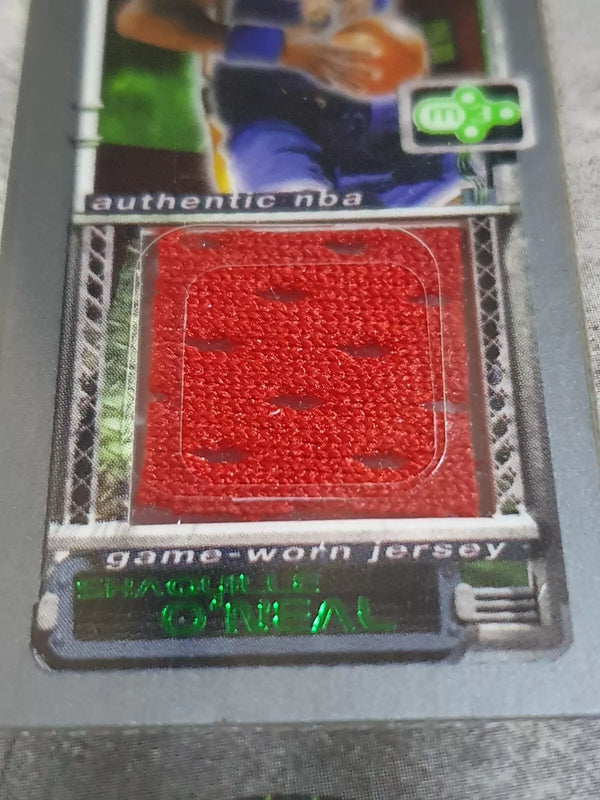 2003 Topps Rookie Matrix Shaquille O'Neal #PATCH Game Worn Jersey - Rare