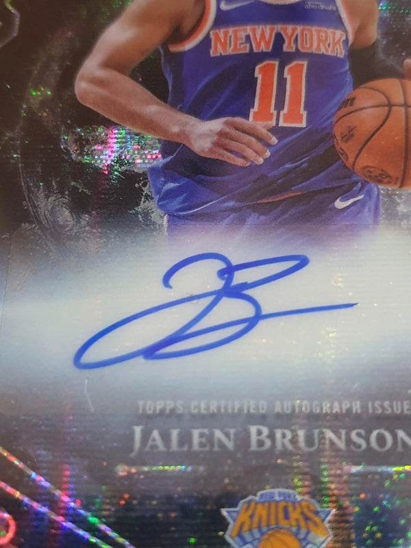2025 Topps Midnight Jalen Brunson AUTO MOON BEAM Signature - PSA 9 (POP 1)