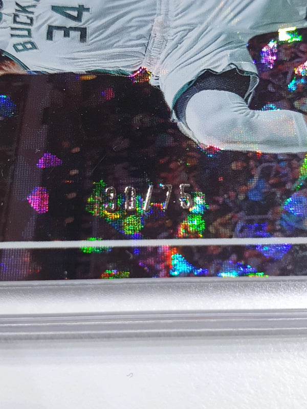 2024 Panini Photogenic Giannis Antetokounmpo #4 DIAMOND /75 Holo - Rare