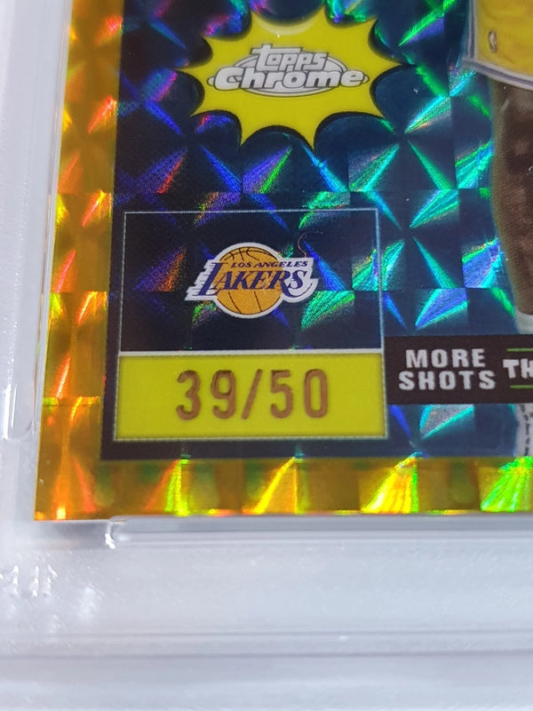 2025 Topps Chrome Shaquille O'Neal #TT-11 GOLD GEOMETRIC /50 - PSA 9 (POP 3)
